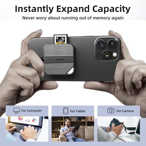 CFexpress Type B Magnetic Card Reader with PD3.0, 10Gbps USB 3.2 Gen 2, CF Express Reader for Type-B, Plug and Play, Magsafe CFexpress Type B Adapter for Professional Filmmakers, Photographers in Saudi Arabia