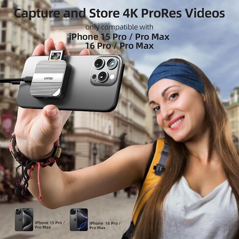 CFexpress Type B Magnetic Card Reader with PD3.0, 10Gbps USB 3.2 Gen 2, CF Express Reader for Type-B, Plug and Play, Magsafe CFexpress Type B Adapter for Professional Filmmakers, Photographers in Saudi Arabia