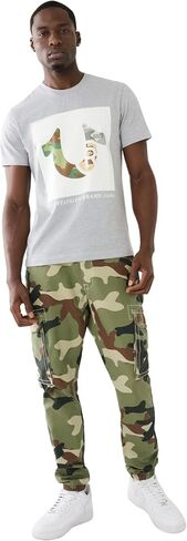 True Religion Men's Big T Cargo Jogger Pant in Saudi Arabia