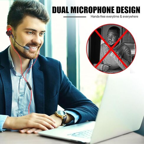 Gaming Headset with Microphone Wired Earbuds PC for PS4 PS5 Xbox One PlayStation 5 Games Mobile Phone, Detachable Stereo Bass Earphones Noise Cancelling Gaming Headphones with Mic Black in Saudi Arabia