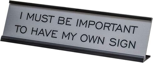 Not Today Just Walk Away 2"x8" Novelty Nameplate Desk Sign in Saudi Arabia