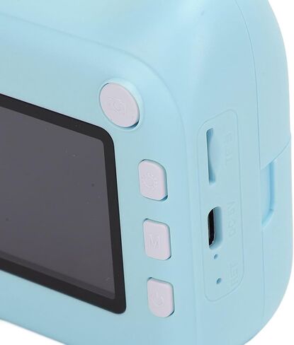 Instant Print Camera 48MP High Definition 2.4in Screen Thermal Printing Inkless Black White Photos Fun Photography Timer Countdown Shots for Students Kids ABS Material 800mAh (Roseate) in Saudi Arabia