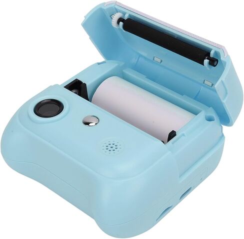 Instant Print Camera 48MP High Definition 2.4in Screen Thermal Printing Inkless Black White Photos Fun Photography Timer Countdown Shots for Students Kids ABS Material 800mAh (Roseate) in Saudi Arabia