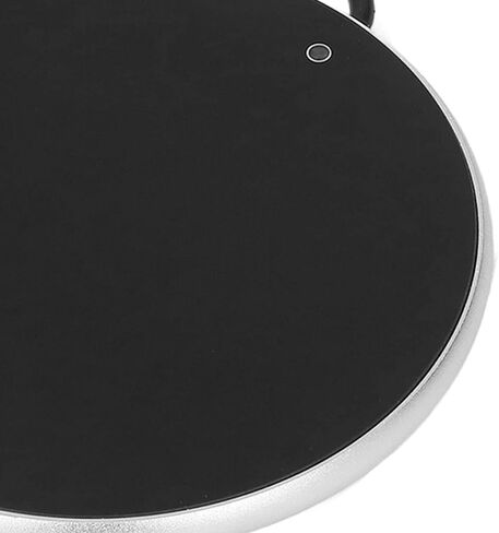 كوب القهوة الذكي الدافئ ، توقف درجة حرارة ثابتة 55 درجة مئوية ، شمعة USB أكثر دفئًا ، مضغوطًا وخفيف الوزن ، لمكتب المكتب المنزلي ، النزهة (الفضة) in Kuwait