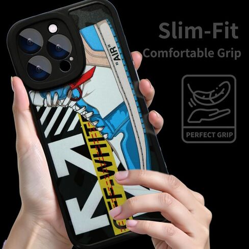 Cool Luxury Phone Case for iPhone 16E Case للأولاد ، تصميم Men Classic Sneaker 3D ، حالات مصممة صدمة شارع جمالية متوافقة مع iPhone 16e in Saudi Arabia