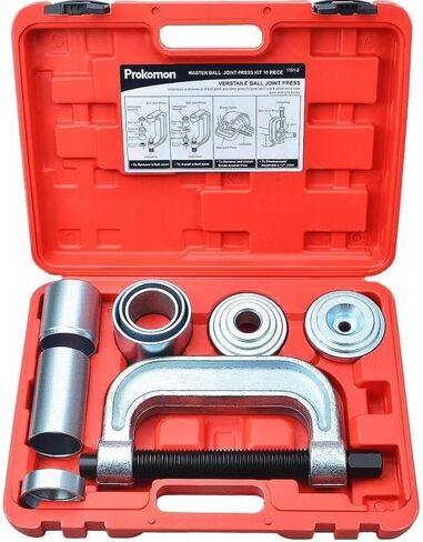 Heavy Duty Ball Joint Press Tool and U Joint Installation Removal Tool Kit with 4x4 Adapters, for Most 2WD and 4WD Cars and Light Trucks in Saudi Arabia