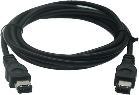 300cm 5M IEEE1394A Data Cable IEEE 1394 6P to 6P 6P-6P 6 Pin to 6Pin Industrial Camera Cable Firewire 400 Mbps 1.5m 300cm 5m(1.8m) in Saudi Arabia