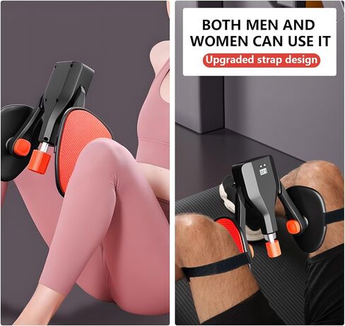 Thigh Master Hip Trainer Kegel Exerciser, Hip Trainer Exercise Equipment,Adjustable Leg and Inner Thigh Strength Exercise Equipment，Pelvic Floor Strengthening Device，Leg Exercise Equipment for Men in Saudi Arabia
