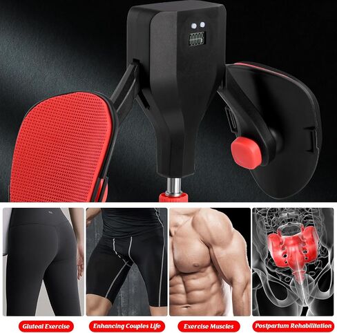 Thigh Master Hip Trainer Kegel Exerciser, Hip Trainer Exercise Equipment,Adjustable Leg and Inner Thigh Strength Exercise Equipment，Pelvic Floor Strengthening Device，Leg Exercise Equipment for Men in Saudi Arabia