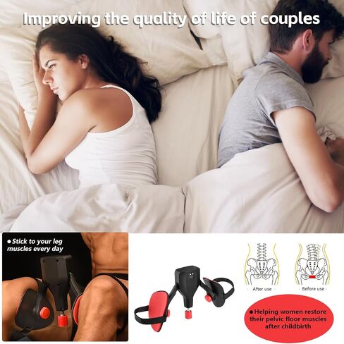 Thigh Master Hip Trainer Kegel Exerciser, Hip Trainer Exercise Equipment,Adjustable Leg and Inner Thigh Strength Exercise Equipment，Pelvic Floor Strengthening Device，Leg Exercise Equipment for Men in Saudi Arabia