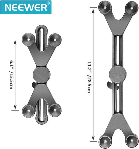 Neewer حامل تابلت قابل للتعديل مقاس 7-14 بوصة مع مشبك دوار 360 درجة للتوصيل بحامل الميكروفون، متوافق مع iPad وiPad Pro وiPad Air وGoogle Nexus Samsung Galaxy in Saudi Arabia
