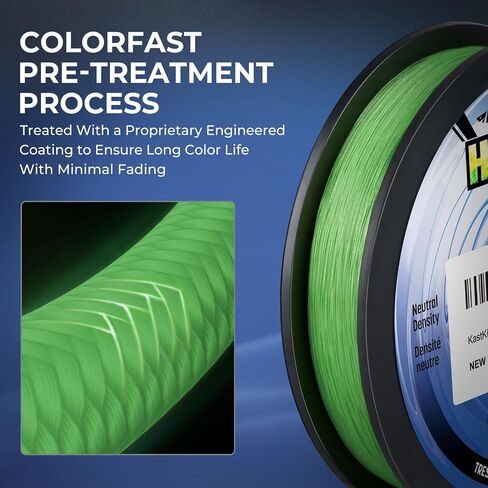 KastKing Hammer FFS Neutral Density UHMWPE Braided Fishing Line, Unique 9-Carrier Micro-Filament Round Braid, Colorfast, Super Smooth, Ultra Small Finesse Diameters in Saudi Arabia
