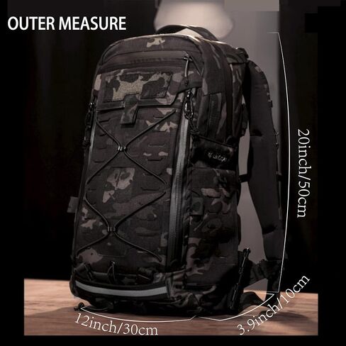 Uhmwpe Tactical Backpacks,X-Pac Leisure Backpacks,Waterproof Outdoor, Commuting, Travel And Hiking Backpacks ((X-PAC) Grayish-brown) in Saudi Arabia