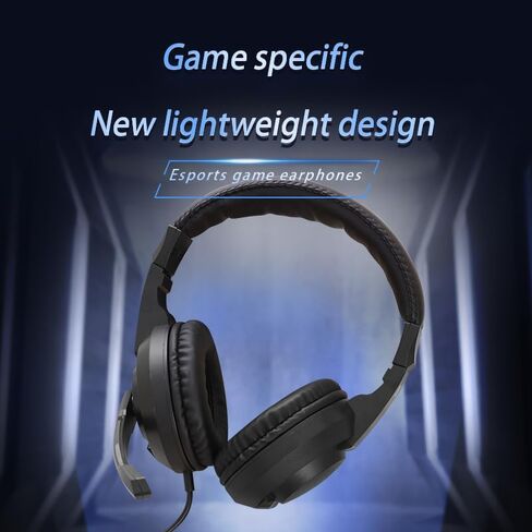 Gaming Headset for PS4 PS5 PC Mac Xbox Series X,Noise Canceling Headphones with Microphone, PG2 Computer Headset with 3.5mm Jack & RGB Black in Saudi Arabia