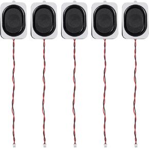 5pcs Sound 8 Ohm 2 Watt Rectangle Cavity Speaker, with JST 1.25 mm 2-Pin Interface Wire for Computer Electronic Project Application Components.
