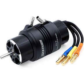 Brushless Rc Boat Motor, Surpass Hobby 3680 1800KV Brushless Motor with Cooling Set Design for RC Boat (1800kv)