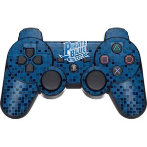 Skinit Decal Gaming Skin Compatible with PS3 Dual Shock Wireless Controller - Officially Licensed College Pirate Blue Seton Hall Design
