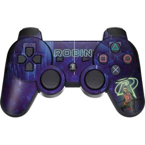 Skinit Decal Gaming Skin Compatible with PS3 Dual Shock Wireless Controller - Officially Licensed Warner Bros Robin Gotham Knights Design