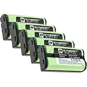 Synergy Digital Sanyo SBC-2432 Cordless Phone Battery Combo-Pack Includes: 5 x SDCP-H316 Batteries