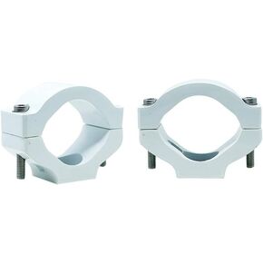CERWIN-VEGA! RPM Series Marine Wake Tower Speakers Large Diameter Mounting Clamp, Adjustable 2.25"-3", Solid Aluminum, Powder Coated, Multi-Color Options - Essential Car/Marine Accessory TCLRGWHT