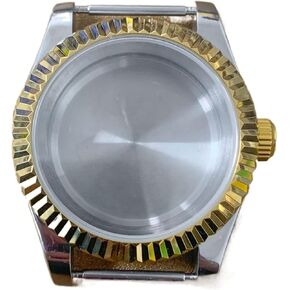 Watch PVD Case 39mm Japan NH35/NH36 Automatic Movement Stainless Steel Sapphire Glass Through The Bottom watch case