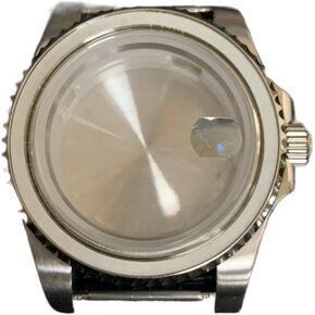 Watch Case Stainless Steel 40mm Sapphire Crystal Waterproof 3atm Suitable For A Variety Of Movements watch case