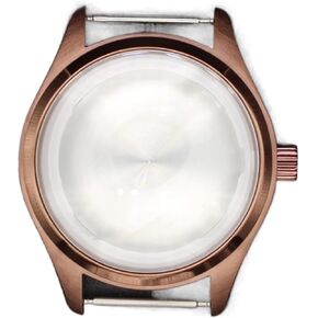 40mm Watch Case 316L Stainless Steel Men's Watches Accessory Parts Compatible With Nh35 Nh36 Dial Movement Fit 20mm Strap watch case
