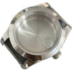 39MM Watch Case Kit Sapphire Glass Stainless Steel Shell Cover For NH35/NH36 Movement Modification Parts watch case