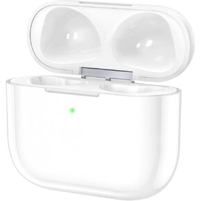 Wireless Charging Case for Airpod 3rd, Replacement with Sync Button and Built-in 600 mAH Battery, No Earbuds Include (Case 3rd)