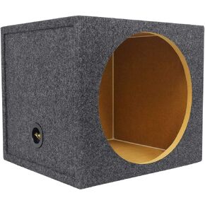 Rockville RGS15 Single 15" Sealed Car Sub Enclosure Box 2.03 Cu Ft, 3/4" MDF Construction, Tight Bass, Durable Build, Easy Integration, for Car Audio Enthusiasts