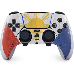 Skinit Decal Gaming Skin Compatible with PS5 DualSense Edge Pro Controller - Philippines Flag Design