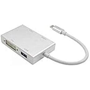 Axiom 4-in-1 USB-C to HDMI, VGA, DVI and USB Video Adapter