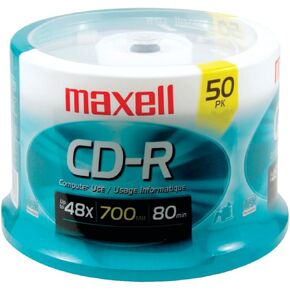 Maxell 623251/648250 80Min 50Pk Cdr Spindle