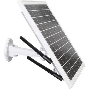 Solar 4G LTE Modem Router, 25600mAh Solar Powered 4G LTE Router with SIM Slot 300Mbps 50M 2.4GHz 15W WiFi Hotspot Modem WiFi Hotspot with 2 External Antenna