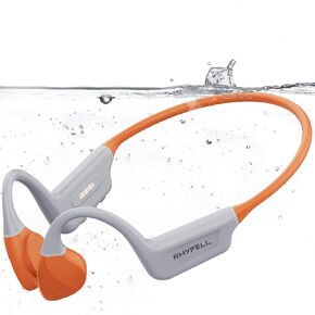 Wild 5 Bone Conduction Headphones, IP68 Waterproof Swimming Headphones Built-in MP3 Player 32G Memory, Bluetooth 5.4, Liquid Silicone Material for Running, Hiking and Wilderness Discovery
