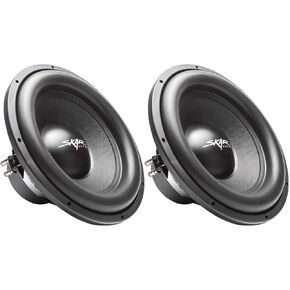 (2) Skar Audio Sdr-15 D4 15" 1200W Max Power Dual 4 Ohm Car Subwoofers, Pair of 2