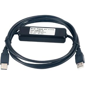 CA3-USBCB-01 Suitable for PRO-FACE GP3000 ST3000 LT3000 AGP3301 Touch Panel HMI USB Port Communication Programming Cable(Black)