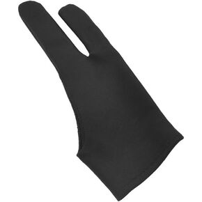 Gloves Black 2 Fingers Glove For Drawing Writing Digital Tablet Painting Anti-Sweat Hand Warmer Gloves
