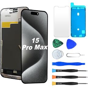 Screen Replacement for iPhone 11 6.1 Inch LCD Retina FHD Display COF Touch Screen Digitizer with Repair Tool Kits, Waterproof Tape, Screen Protector