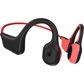 Bone Conduction Headphones, Wireless Bluetooth Open-Ear Headphones QQ Hong, 10Hr Playtime, IPX5 Waterproof Sport Earphones Headset for Running,Cycling, Pink