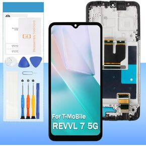 Yondista for T-Mo Bile REVVL 7 5G Screen Replacement TMRV075G 6.6" LCD Display Touch Digitizer Assembly