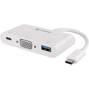 STEREN USB-C Multi-Port Adapter with USB-C to VGA/USB 3.0/USB-C