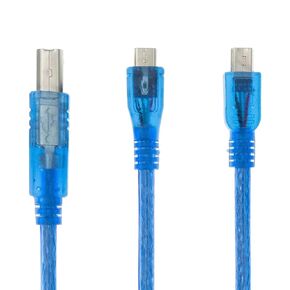 30CM USaB Cable for R3/Nano/MEGA//Pro Micro/Due Blue High A Type USaB/Mini USaB/Micro ArduoineNew 2025 Arrival Reliable Electronic Component, Precision, Stable Performance