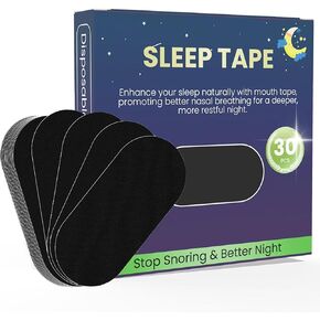 30 Pcs Black Gentle Premium Strip Tape, Pain Free Removal
