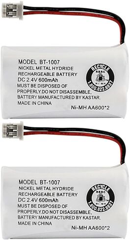 Kastar 2-Pack BT-1007 Battery Replacement for Uniden DECT 6.0 Phone DECT1588-3 DECT1588-4 DECT1588-5, 900MHz Phone EPX2243 EPX3000 EPX3710 EPX380 EPX380B EPX380L EPX390P EXP380 EXP9702 EXP9704 EXP9660 in Saudi Arabia