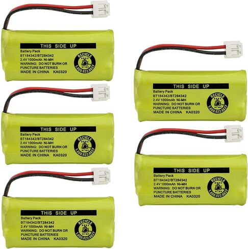 Kastar 4-Pack BT184342 / BT284342 Battery Replacement for DS6221-3 DS62214 DS6221-4 DS62215 DS6221-5 DS62224 DS6222-4 DS62225 DS6222-5 DS6301 DS6321 DS63213 DS6321-3 DS63214 DS6321-4 DS6322 in Kuwait