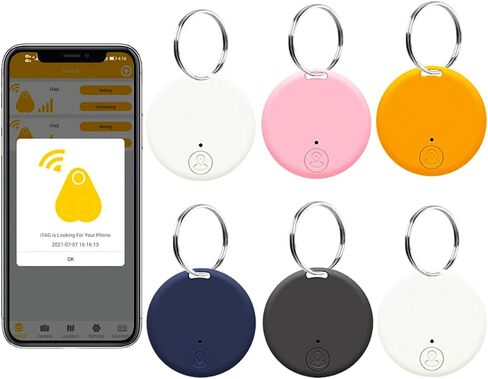 6 عبوات تعقب Bluetooth ، تعقب الموقع المحمول للمفتاح ، الأمتعة ، المحفظة ، مفاتيح السيارات ، أجهزة التحكم عن بعد. محدد موقع الباحث عن الصوت مع الصوت. Airtag لنظام Android و iOS (ألوان مختلطة 2) in Saudi Arabia