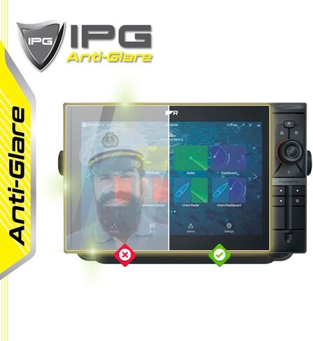 IPG Anti-Glare Made for Raymarine Element 7 HV Fishfinder Display Matte Finish Screen Protector Film, Perfect for Outdoor Use for Element7 in Kuwait