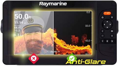 IPG Anti-Glare Made for Raymarine Element 7 HV Fishfinder Display Matte Finish Screen Protector Film, Perfect for Outdoor Use for Element7 in Kuwait