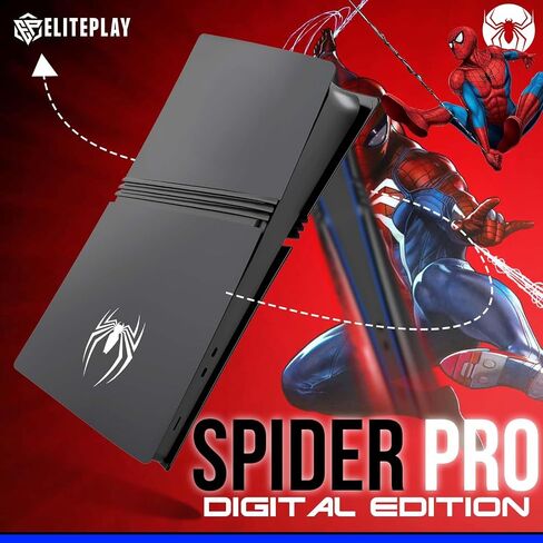 30th Anniversary Grey PS5 Pro Digital Faceplates Cover Case Replacement Plates for Playstation 5 Pro Digital Edition in Kuwait